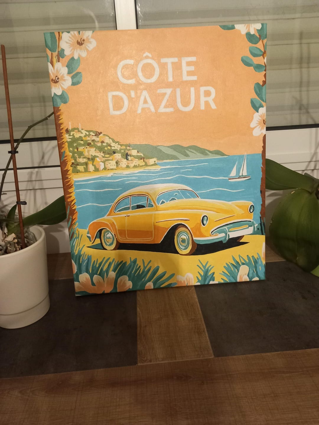 Customer photo review of Affiche Vintage Côte d'Azur
