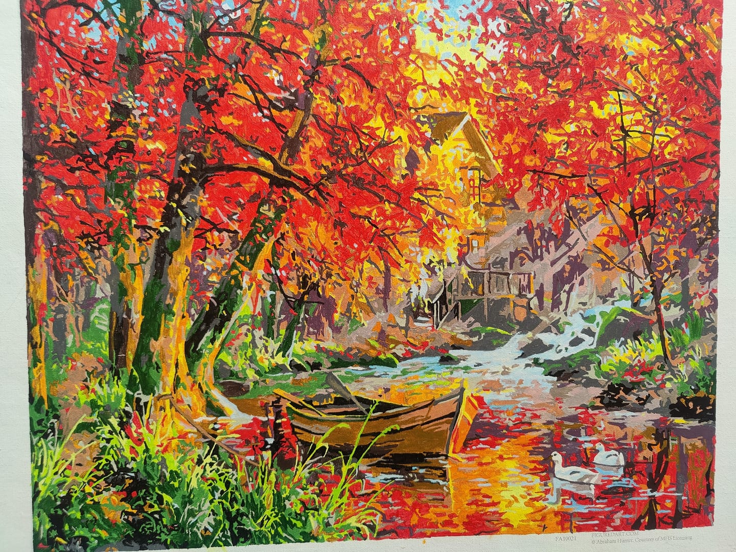 Customer photo review of Rivière d'Automne et barque