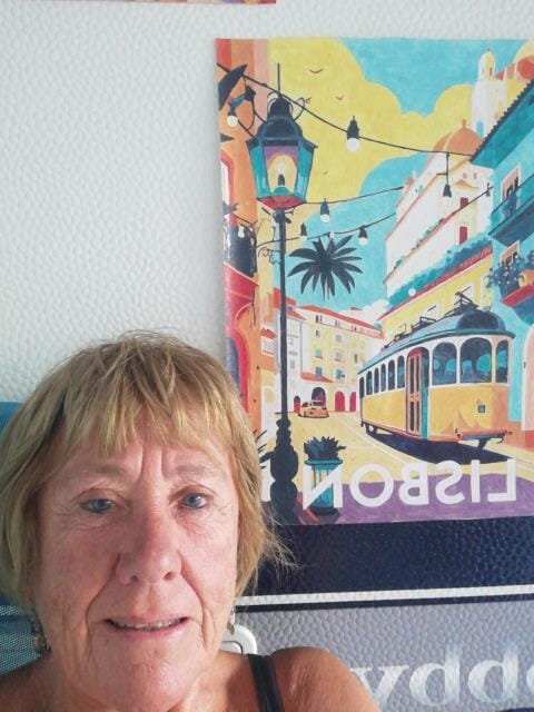 Customer photo review of Affiche Vintage Lisbonne