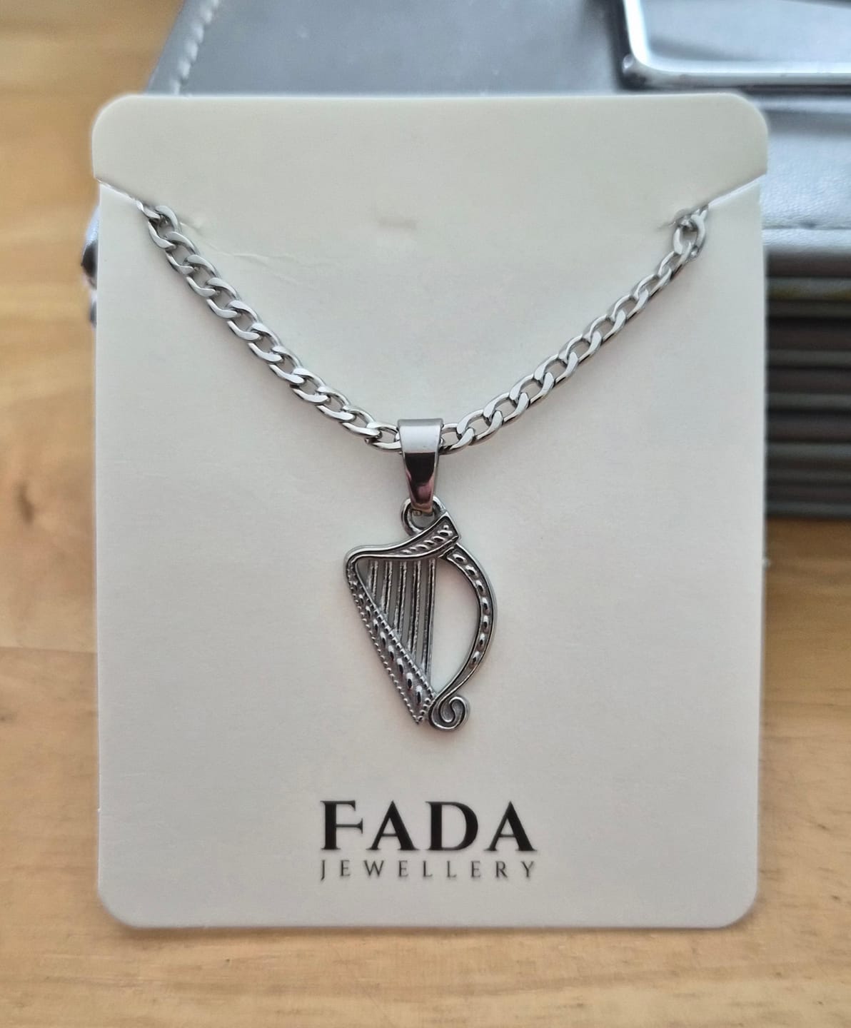 Customer photo review of Harp Necklace