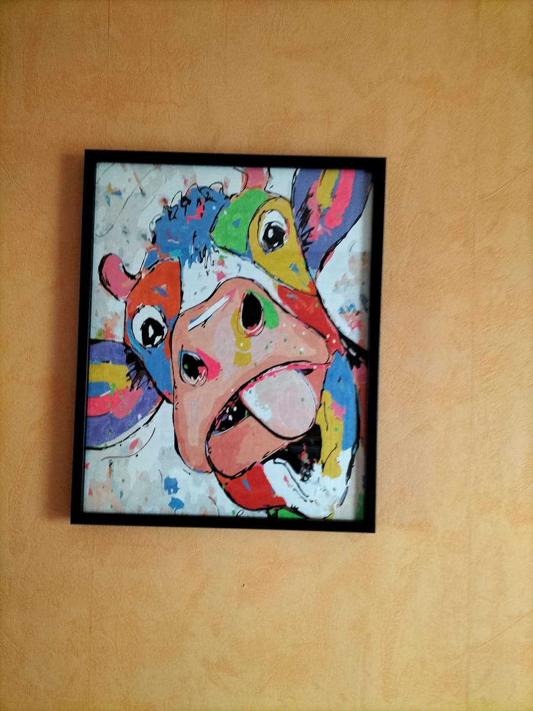Customer photo review of Peinture par numéros Produit Mystère 40x50cm