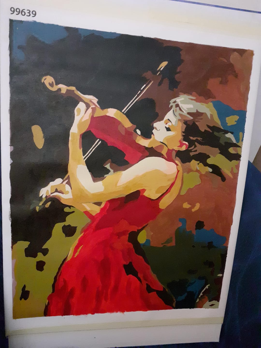 Customer photo review of Violoniste et Robe rouge