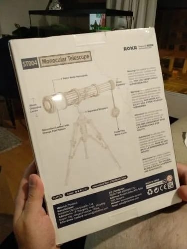 Customer photo review of Puzzle 3D Télescope monoculaire