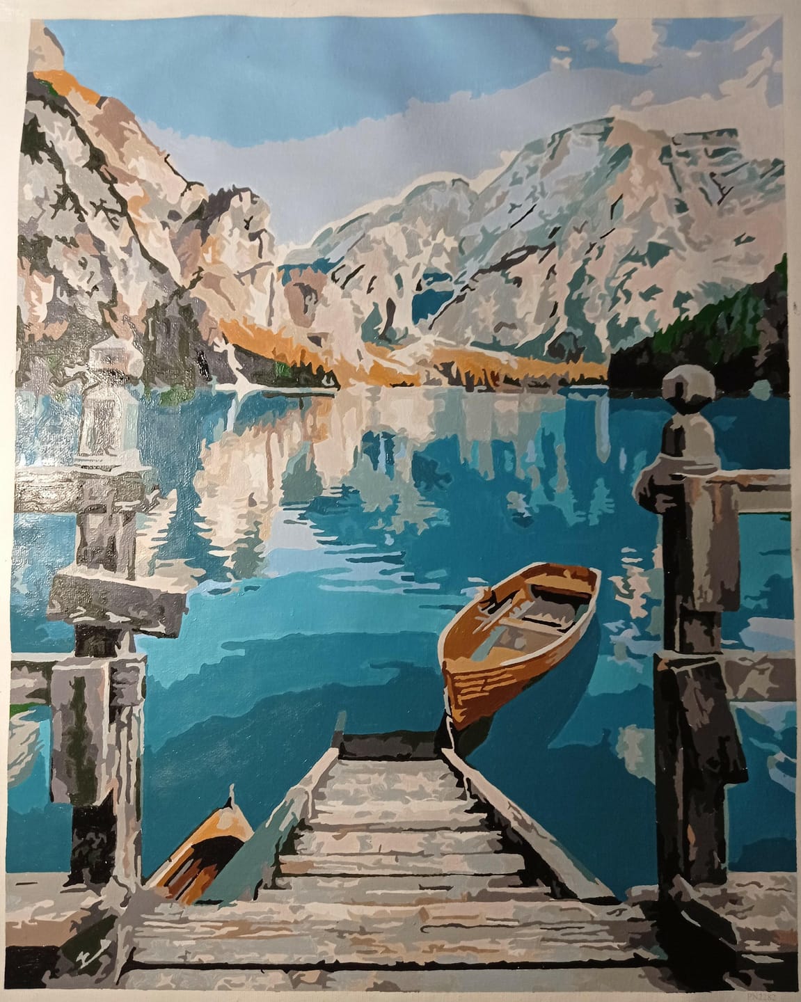 Customer photo review of Barque sur un Lac de Montagne