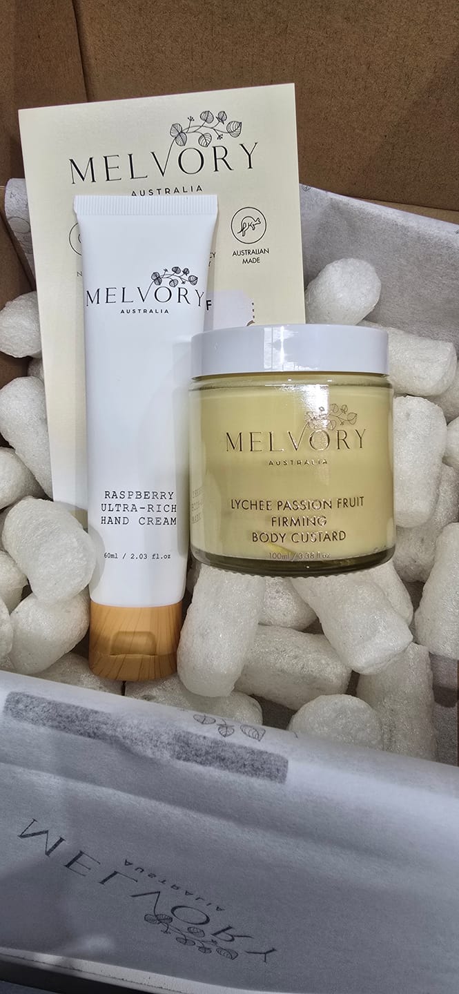 Customer photo review of Limited Edition: Lychee + Passionfruit Body Custard
