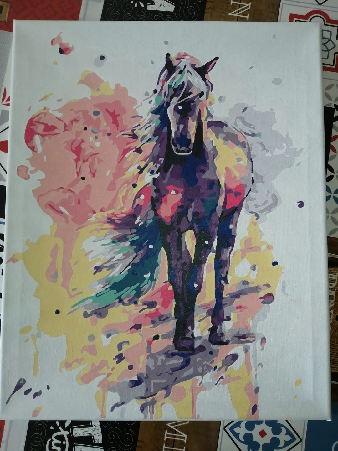 Customer photo review of Cheval peint