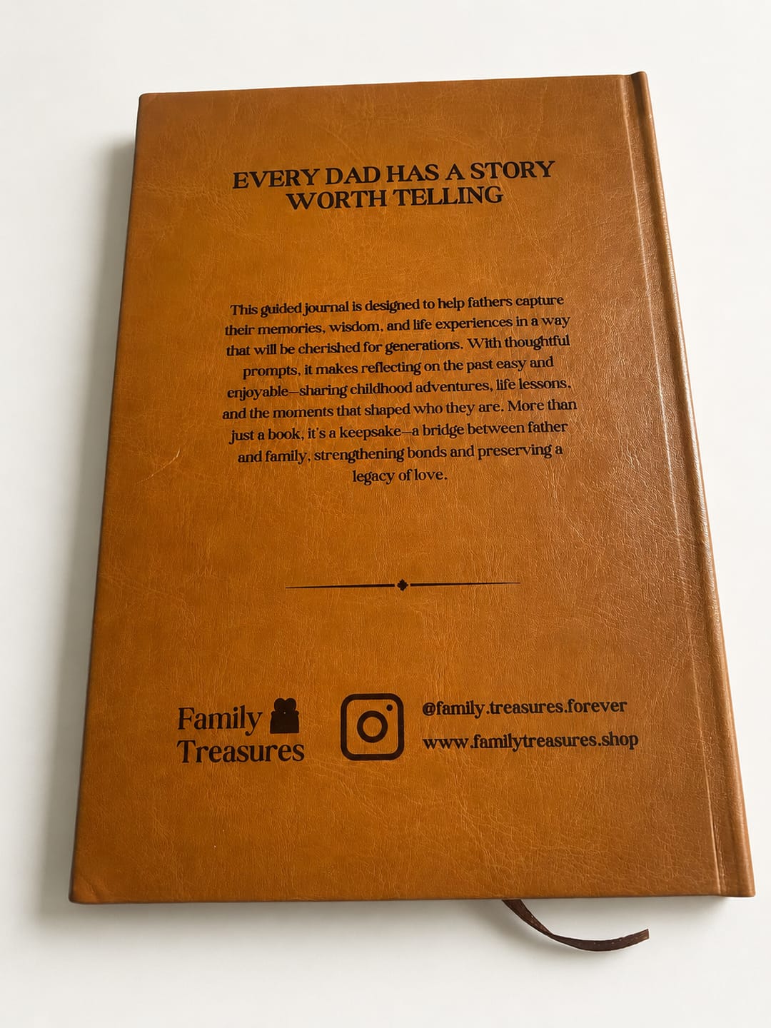 Customer photo review of Dad's Memories Guided Journal