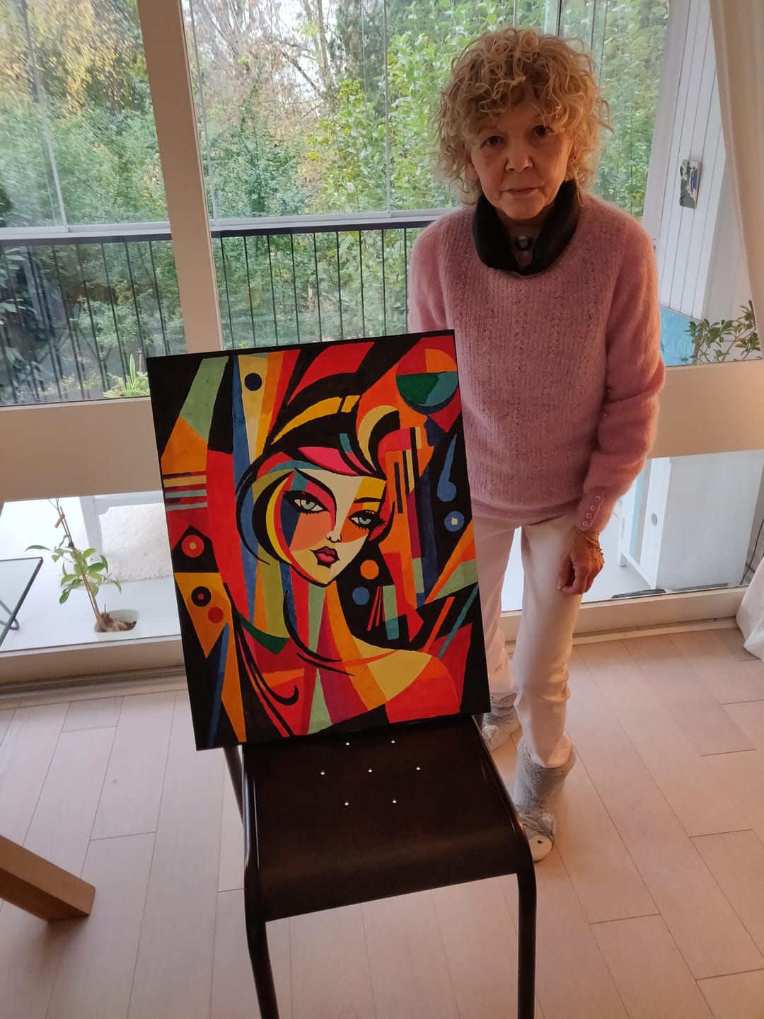 Customer photo review of Femme abstraite style Picasso