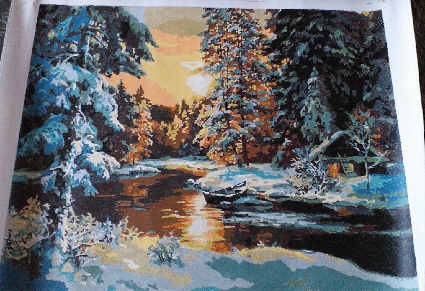 Customer photo review of Coucher de Soleil en Forêt
