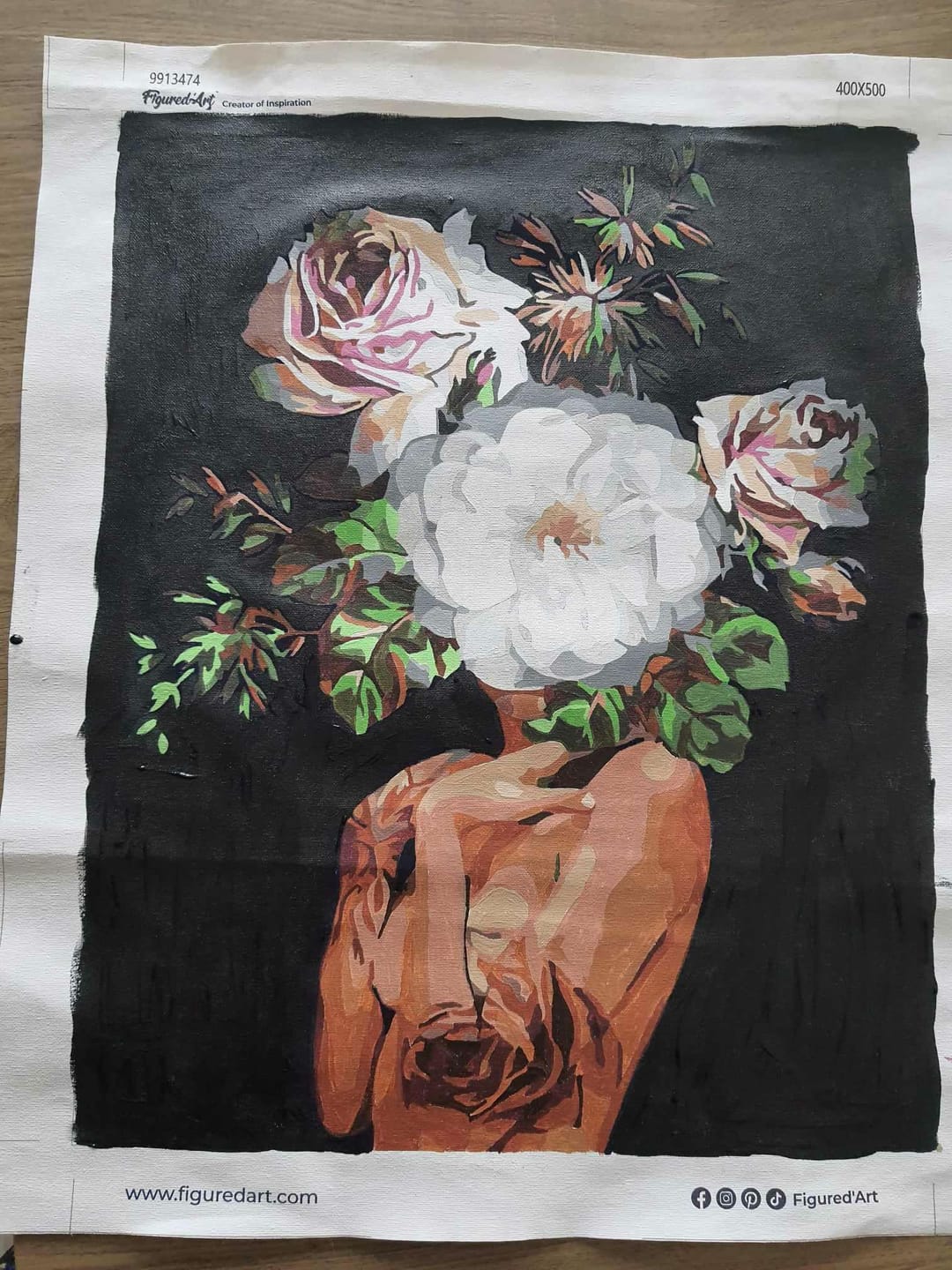 Customer photo review of Femme et Visage de Fleurs