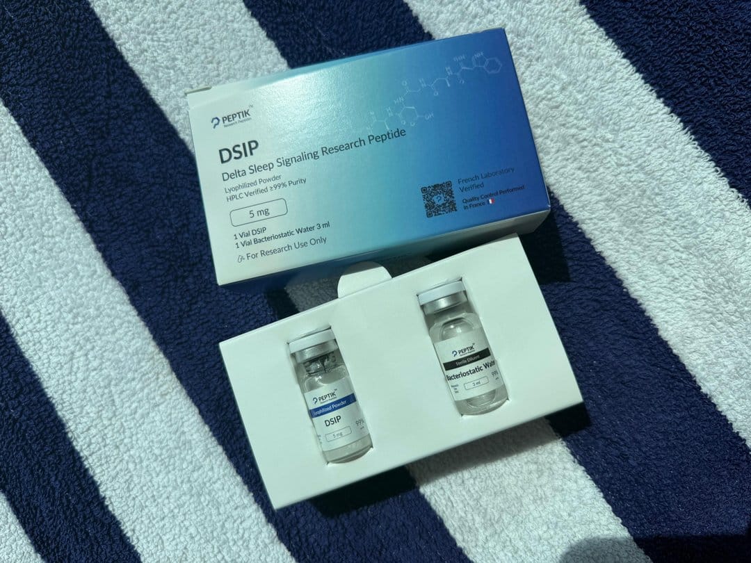 Customer photo review of DSIP Lyophilized Vial + Sterile Water