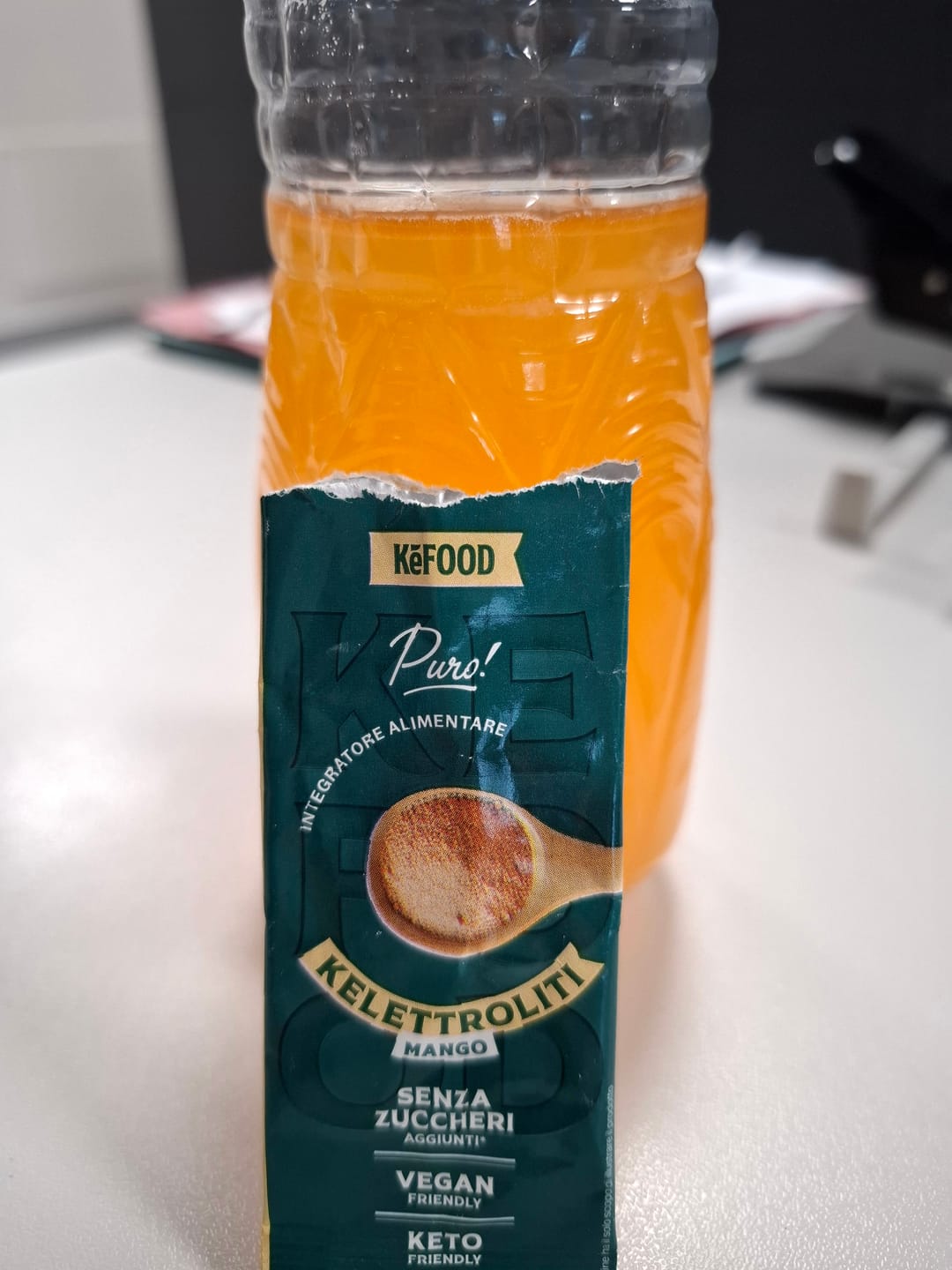 Customer photo review of ELETTROLITI IN POLVERE MAGNESIO MALATO, POTASSIO, SODIO – MANGO