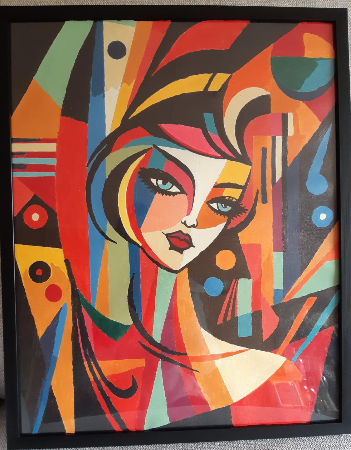 Customer photo review of Femme abstraite style Picasso