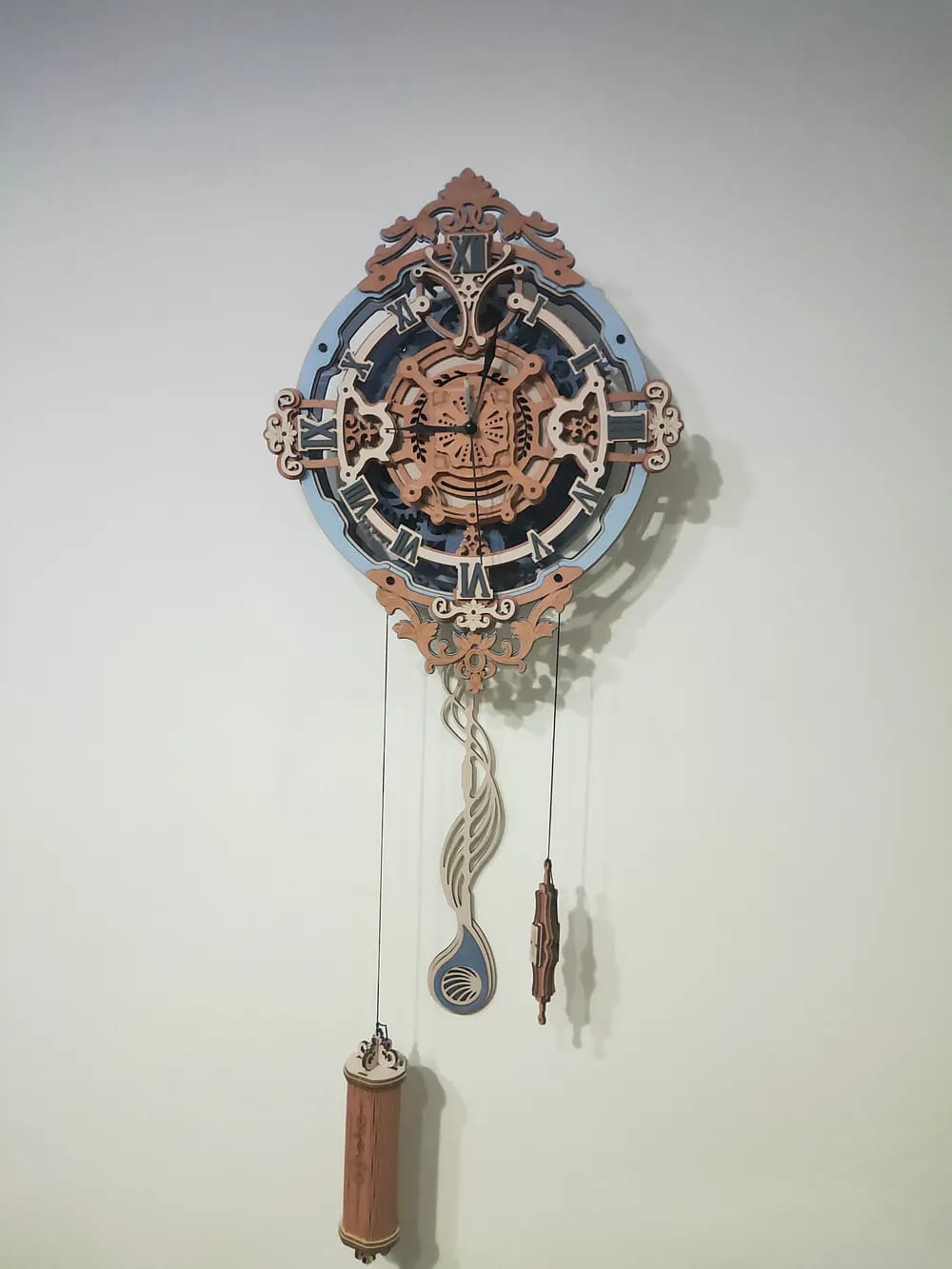 Customer photo review of Puzzle 3D Horloge murale romantique
