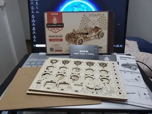 Customer photo review of Puzzle 3D Voiture de Grand Prix