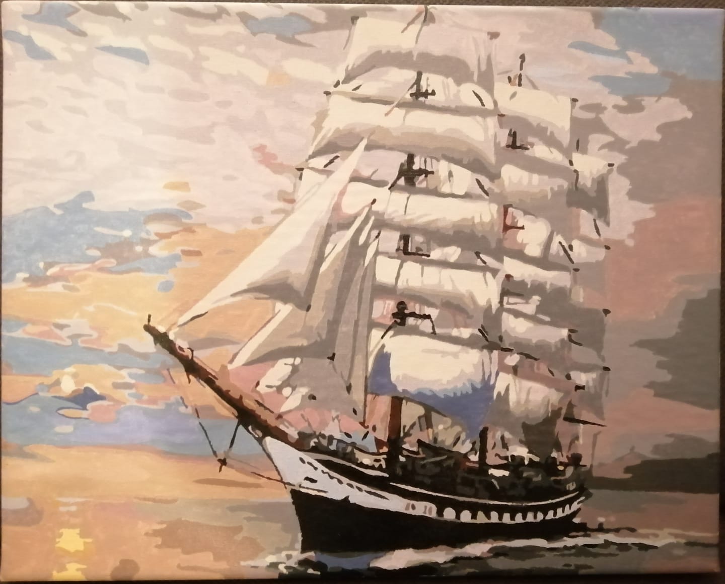 Customer photo review of Voilier Paysage d'Océan