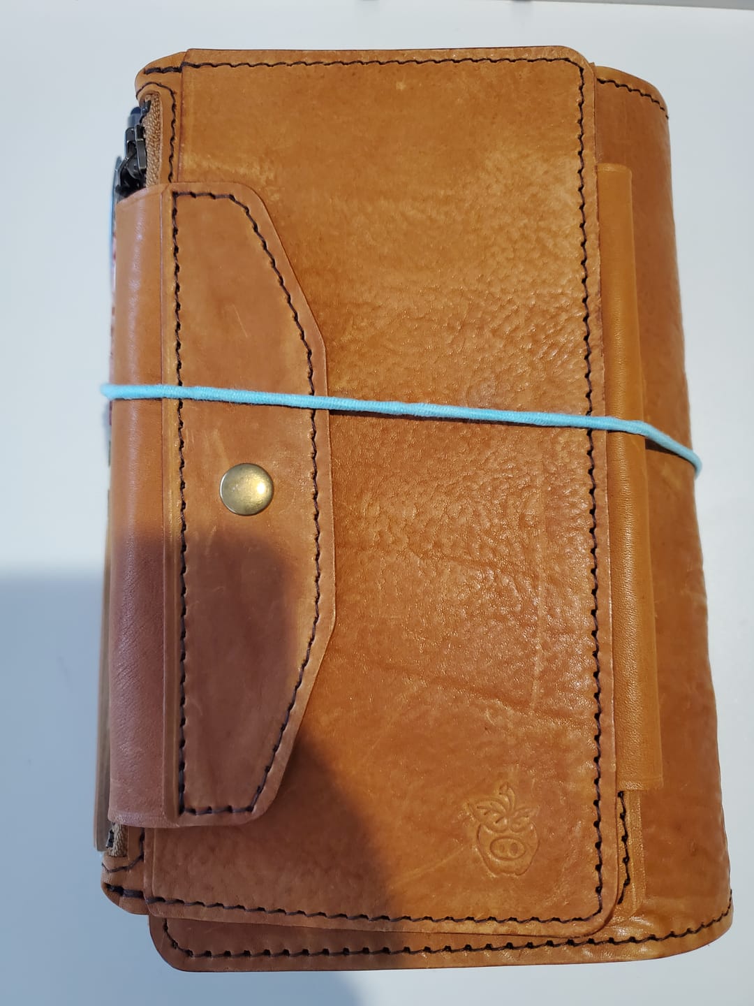 Customer photo review of ApplePig Mix Traveler's Notebook
