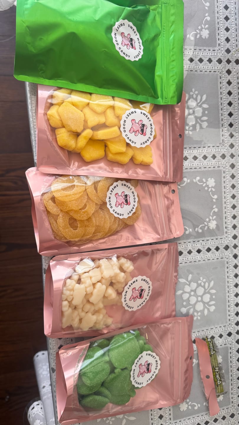 Customer photo review of Just Enough - Sour Pineapple Rings
