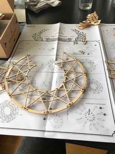 Customer photo review of Puzzle 3D Boîte à musique Grande roue
