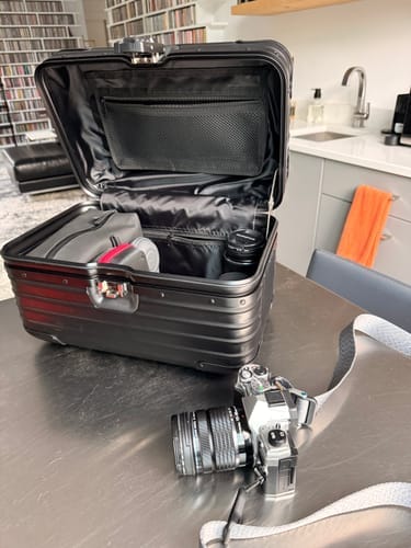 Customer photo review of ALUMINIUM SUITCASE V2 THICKER ALUMINIUM & REMOVEABLE WHEELS