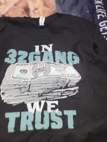 Customer photo review of IN 32 WE TRUST