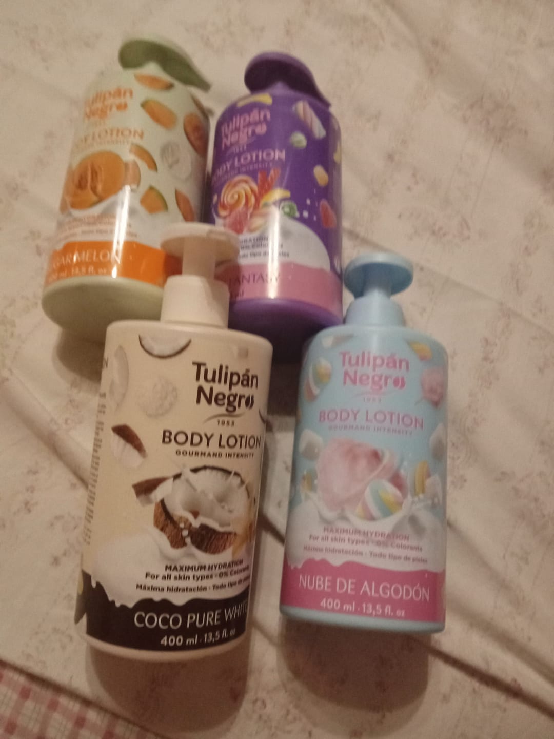 Customer photo review of TULIPAN NEGRO® CREMA CORPO 400ML "6 FRAGRANZE"