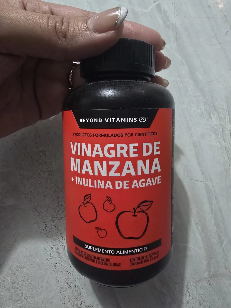 Customer photo review of Vinagre de Manzana + Inulina de Agave 150 caps