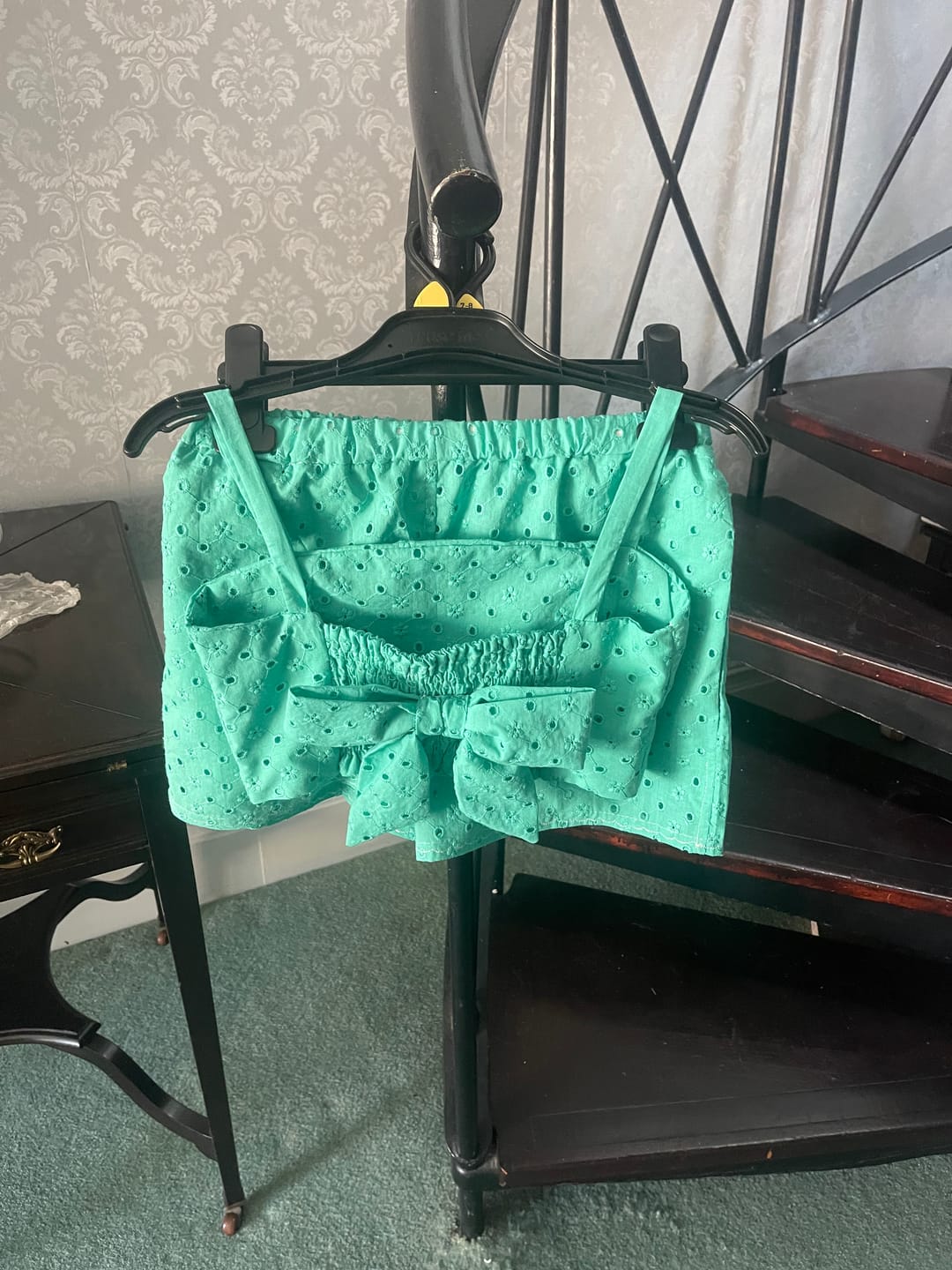 Customer photo review of Luxurious Cotton Broderie Anglaise - 60" Wide - Variations Available