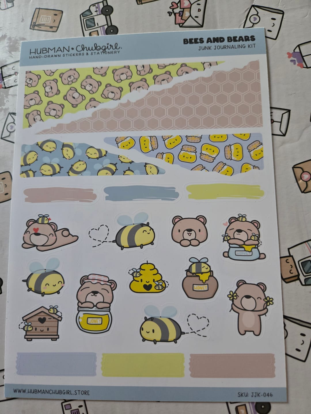 Customer photo review of Bees and Bears Days Junk Journaling Kit
