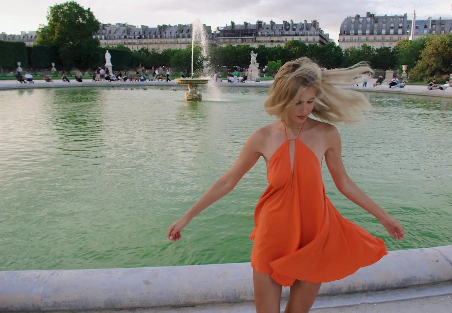 Customer photo review of Sophie Halter Mini Dress