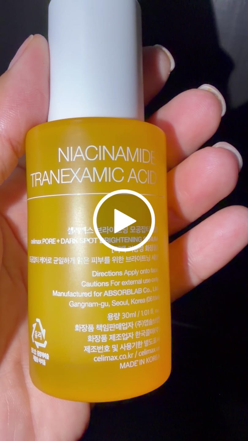 Customer video review of CELIMAX - Pore+Dark Spot Brightening Serum 30 ML | Suero Reductor de Poros y Manchas