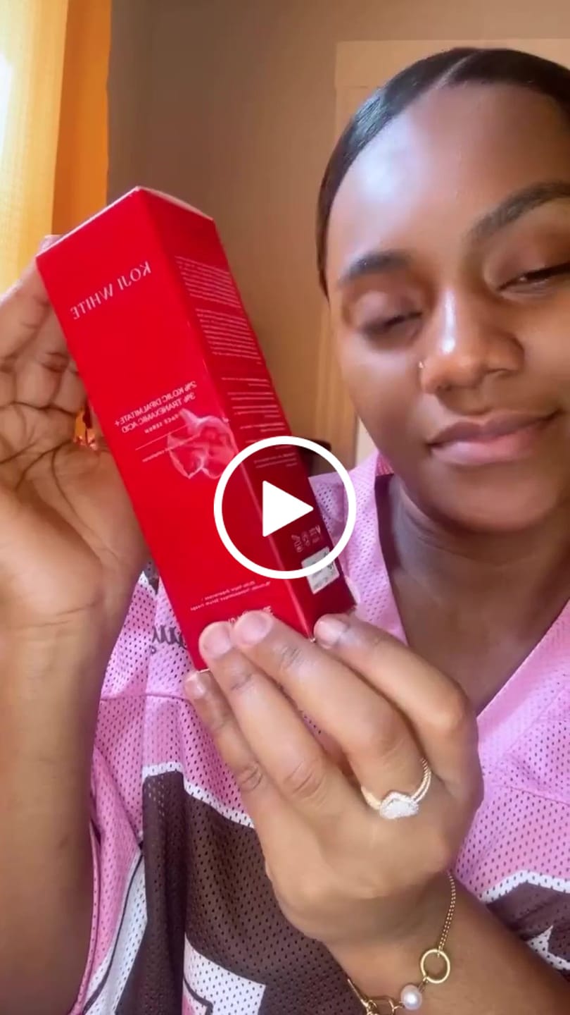 Customer video review of Kojic Acid & Tranexamic Acid Serum