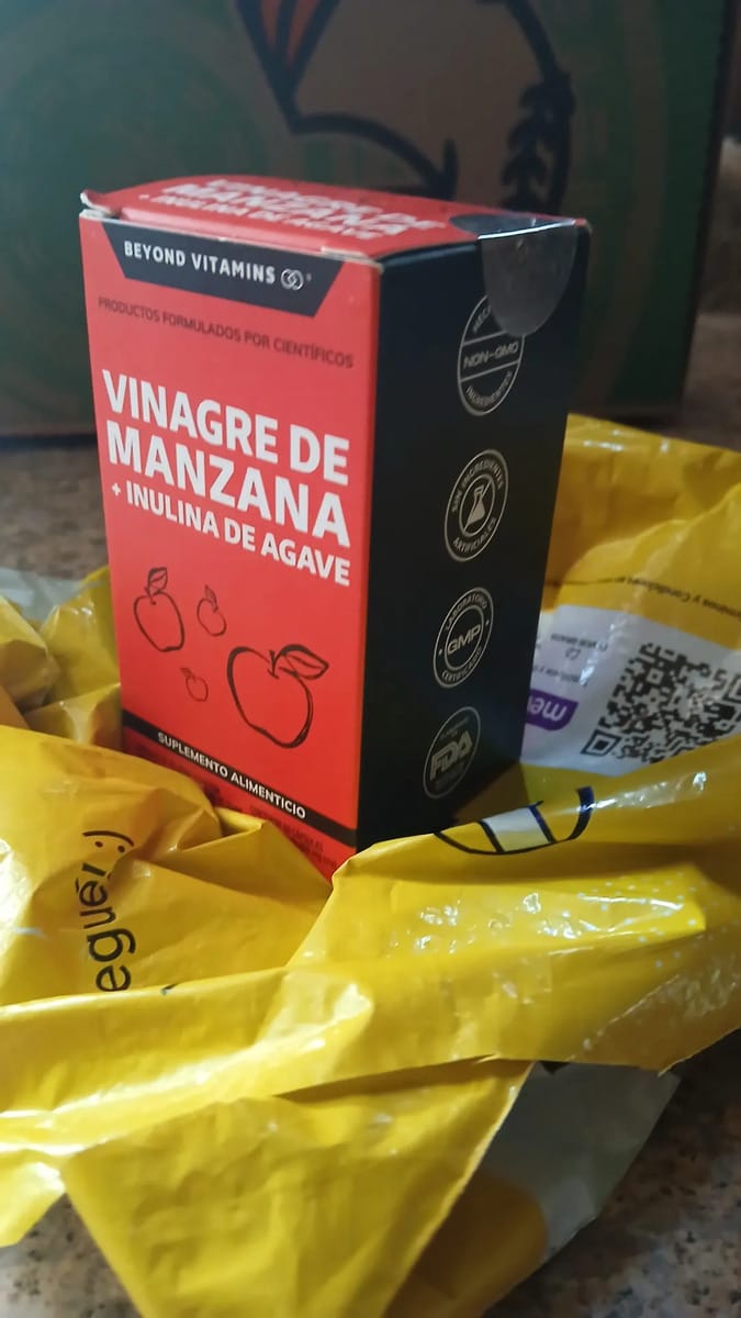 Customer photo review of Vinagre de Manzana + Inulina de Agave 150 caps