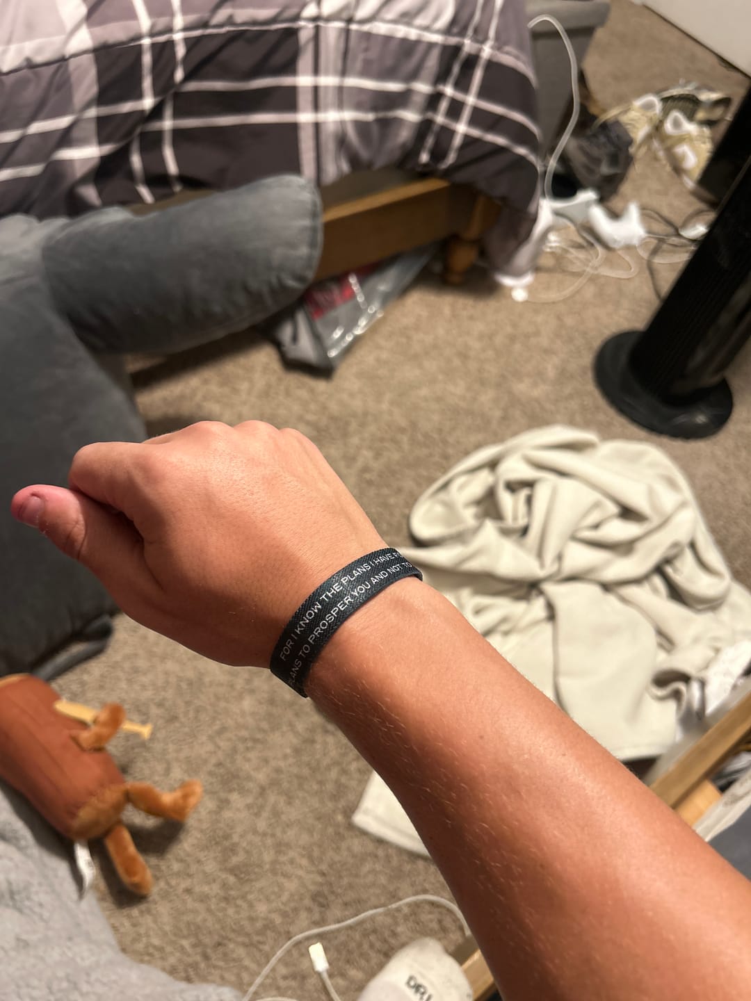Customer photo review of Daily Bible Verse Wristband