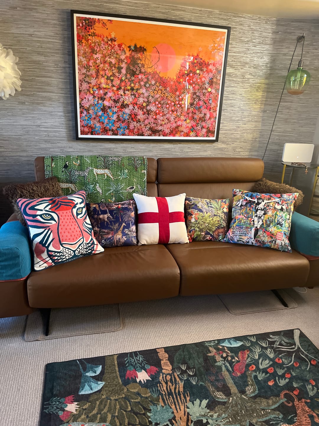 Customer photo review of Limited Edition England  Cushion