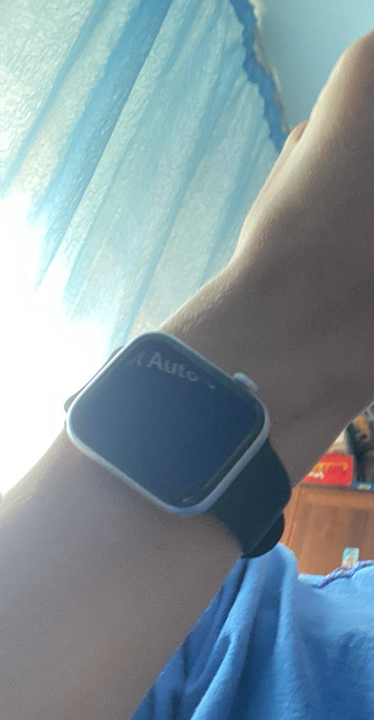 Customer photo review of Curea Ceas Apple Watch Silicon Black