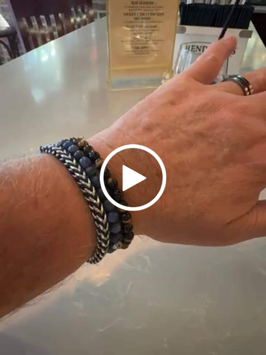 Customer video review of Tiger Eye Bead Bracelet | 6MM