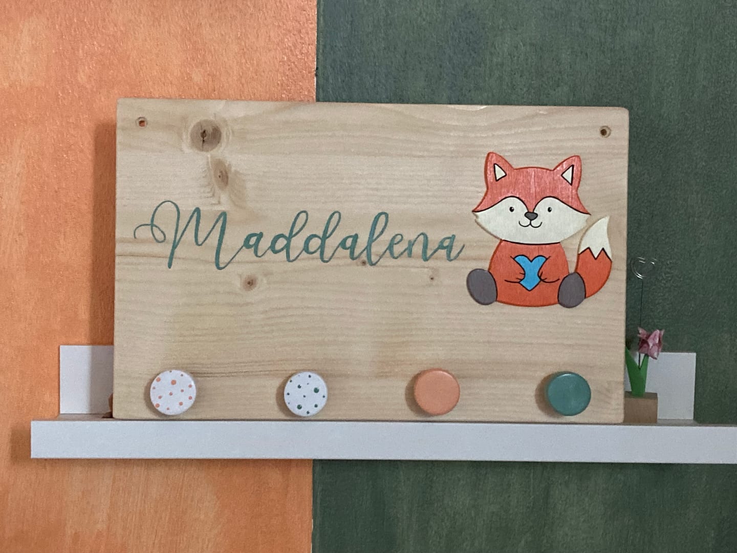 Customer photo review of APPENDELLO - Appendi abiti personalizzato per le camerette di bimbi e ragazzi