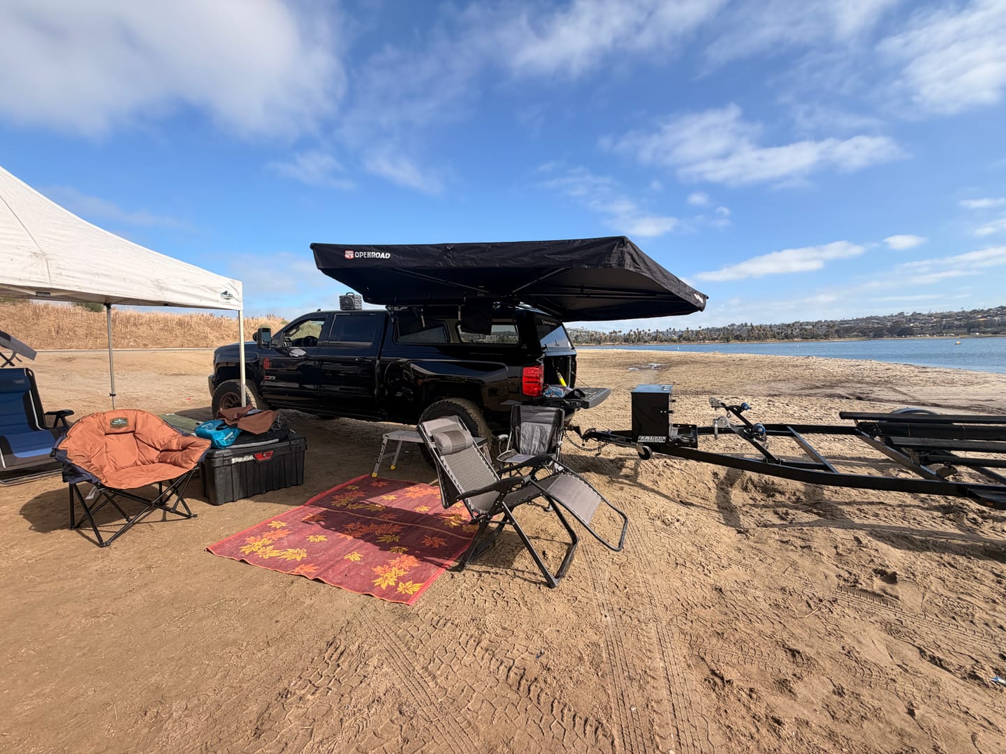 Customer photo review of OPENROAD  270 Free Standing Awning for Camping-Adventure Series