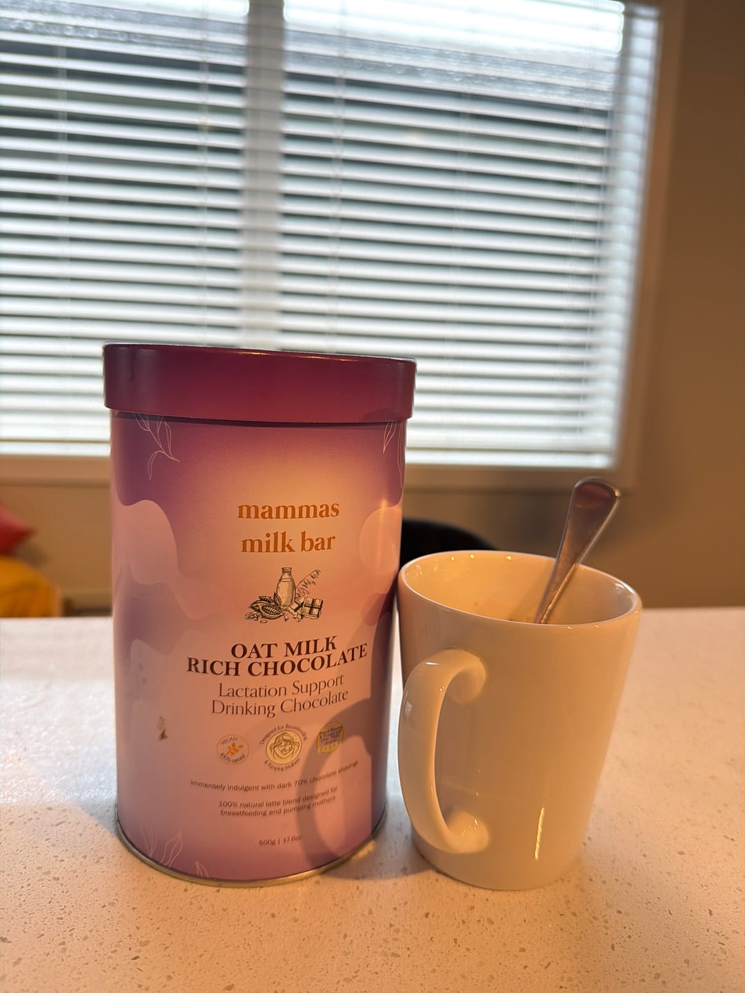 Customer photo review of *NEW* Lactation Oat Milk Rich Chocolate