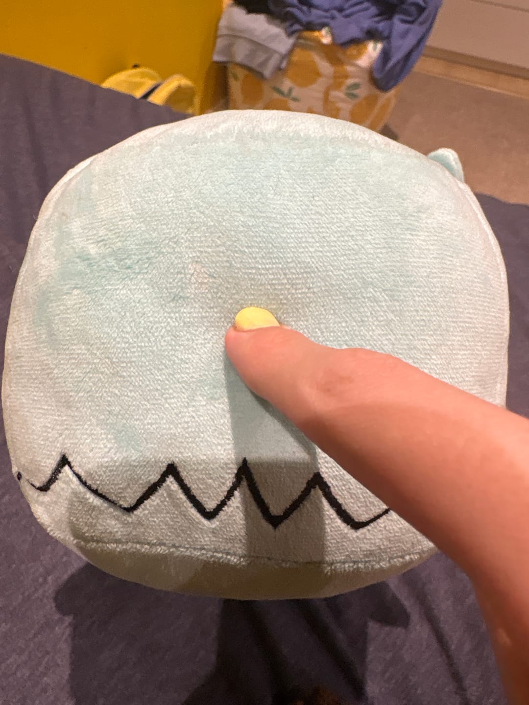 Customer photo review of Rain World - Glowing Blue Lizard Plush