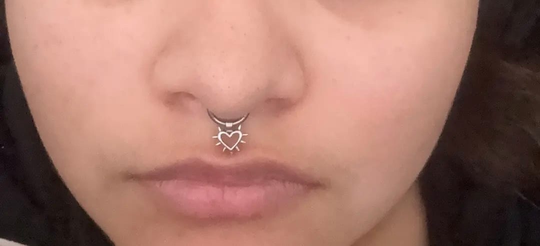 Customer photo review of SPIKED HEART SEPTUM