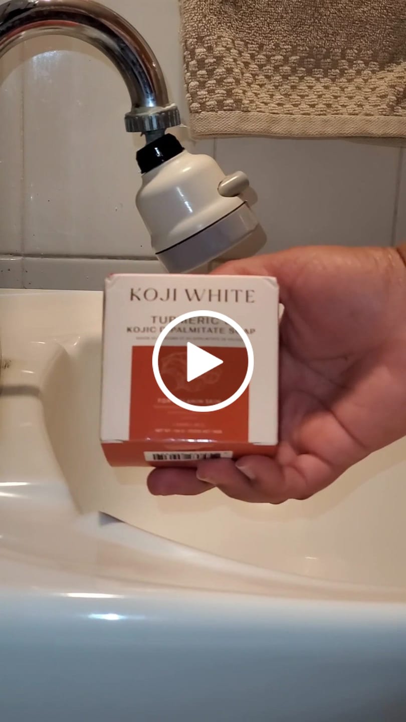 Customer video review of Turmeric & Kojic Acid Soap
