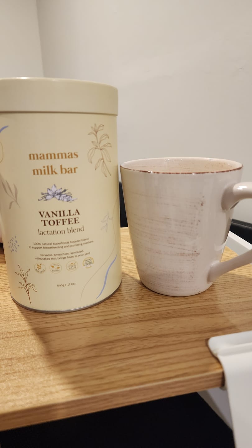 Customer photo review of Vanilla Toffee Lactation Blend