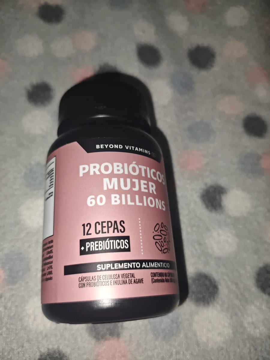 Customer photo review of Probioticos mujer 60 billions - 60 cápsulas