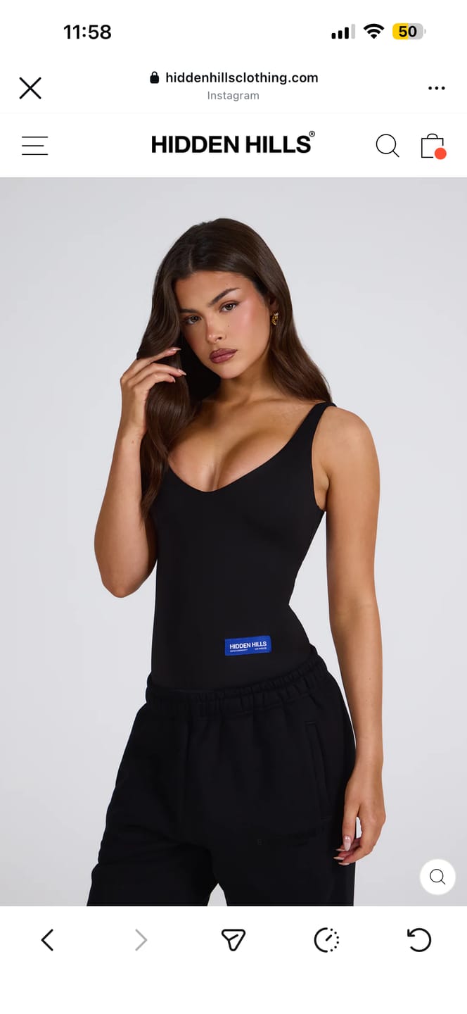 Customer photo review of LABEL BODYSUIT BLACK