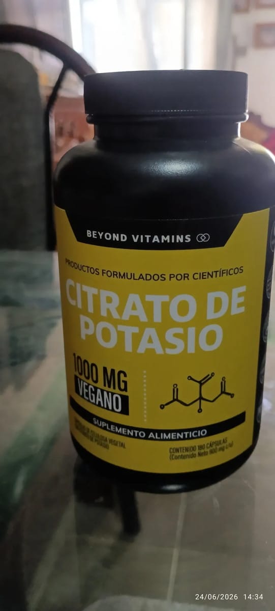 Customer photo review of Citrato de potasio 60 Caps