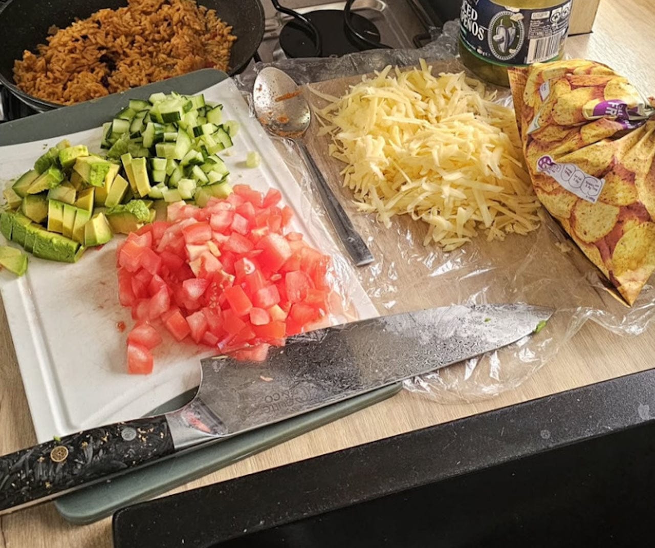 Customer photo review of CHEF KNIFE 8”