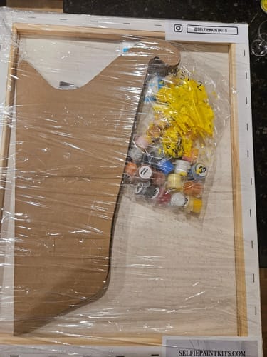 Customer photo review of Couples Paint Kit