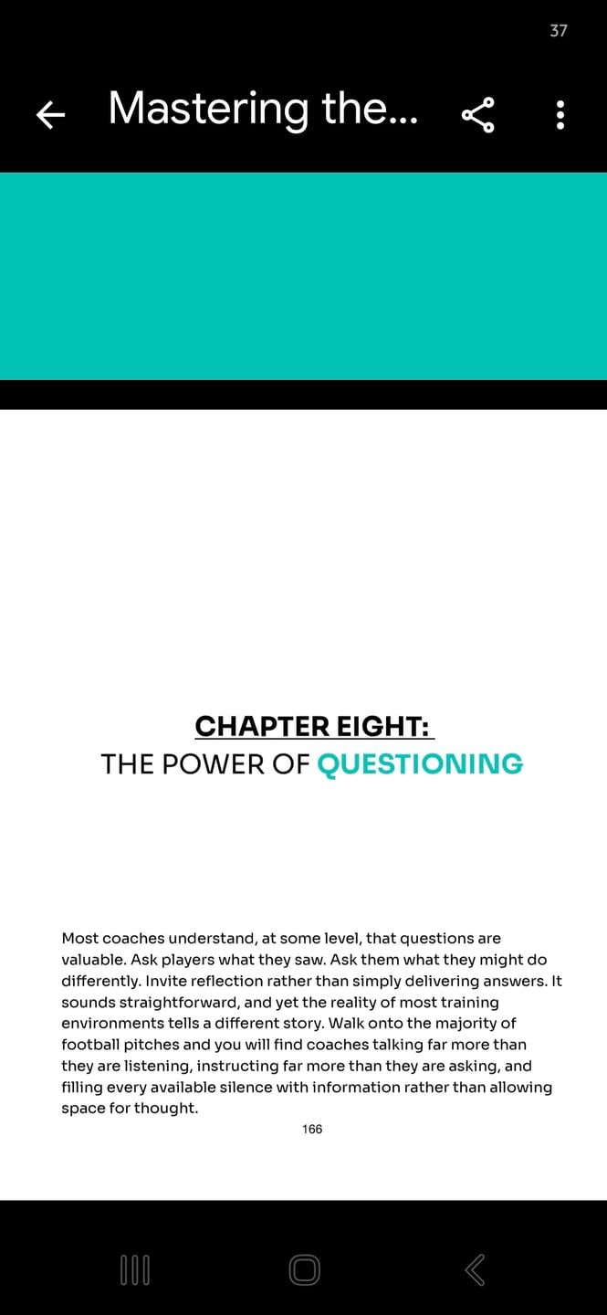 Customer photo review of Mastering the Craft of Player Development